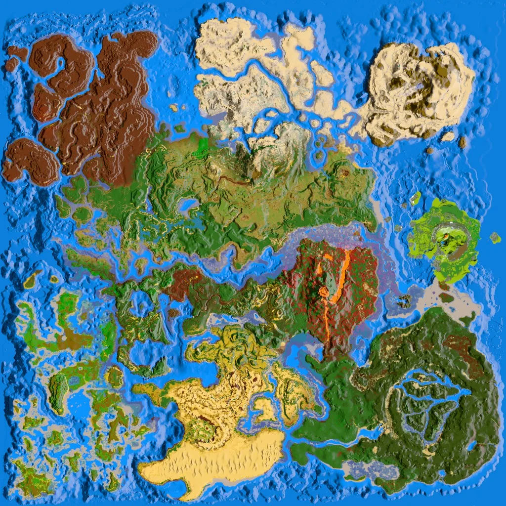 Crystal Isles topographic map