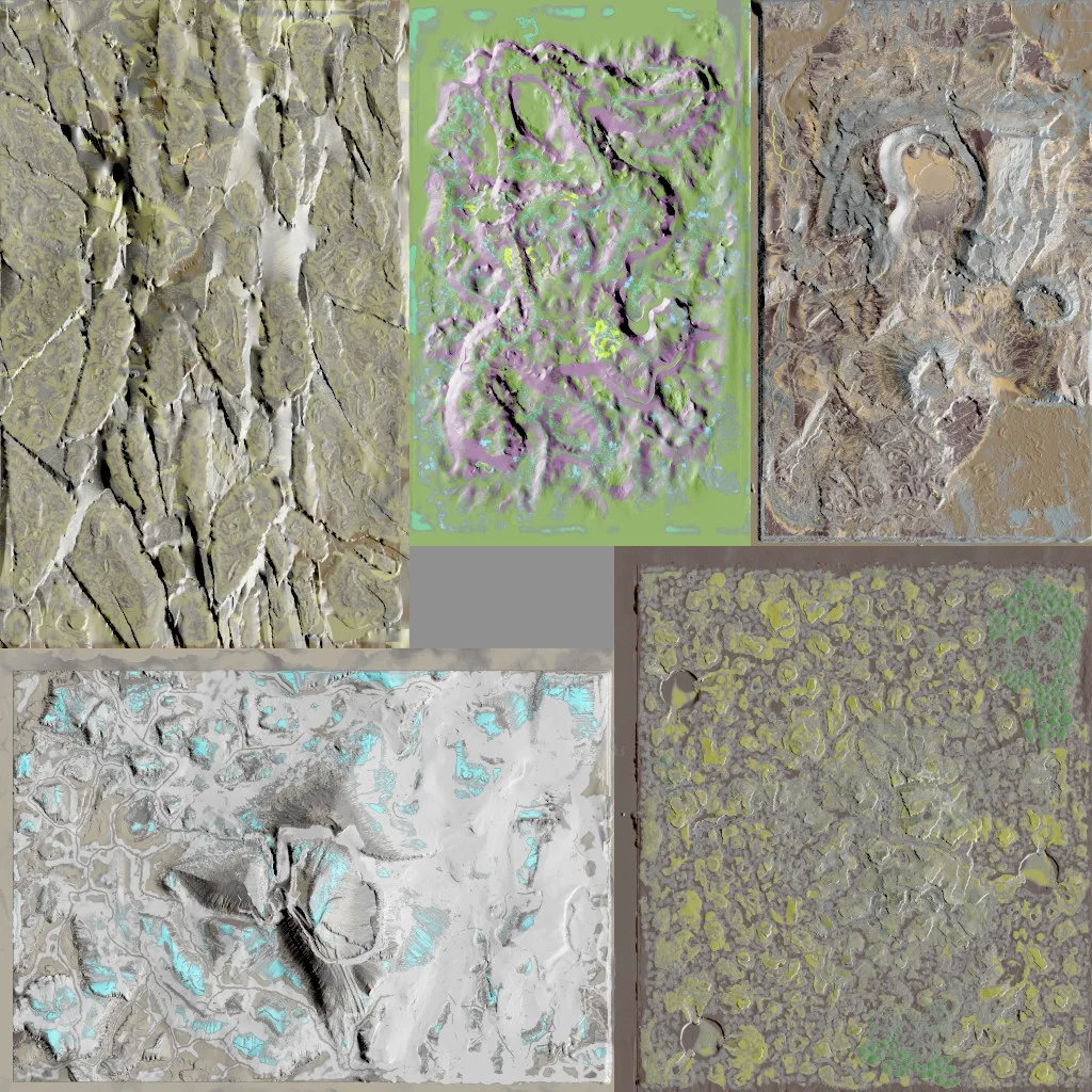 Genesis Part 1 topographic map