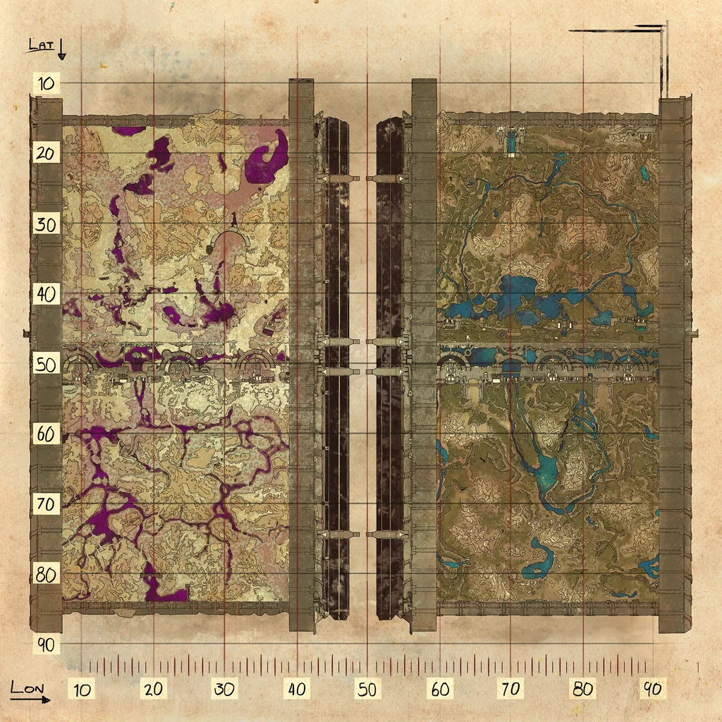 Genesis Part 2 topographic map