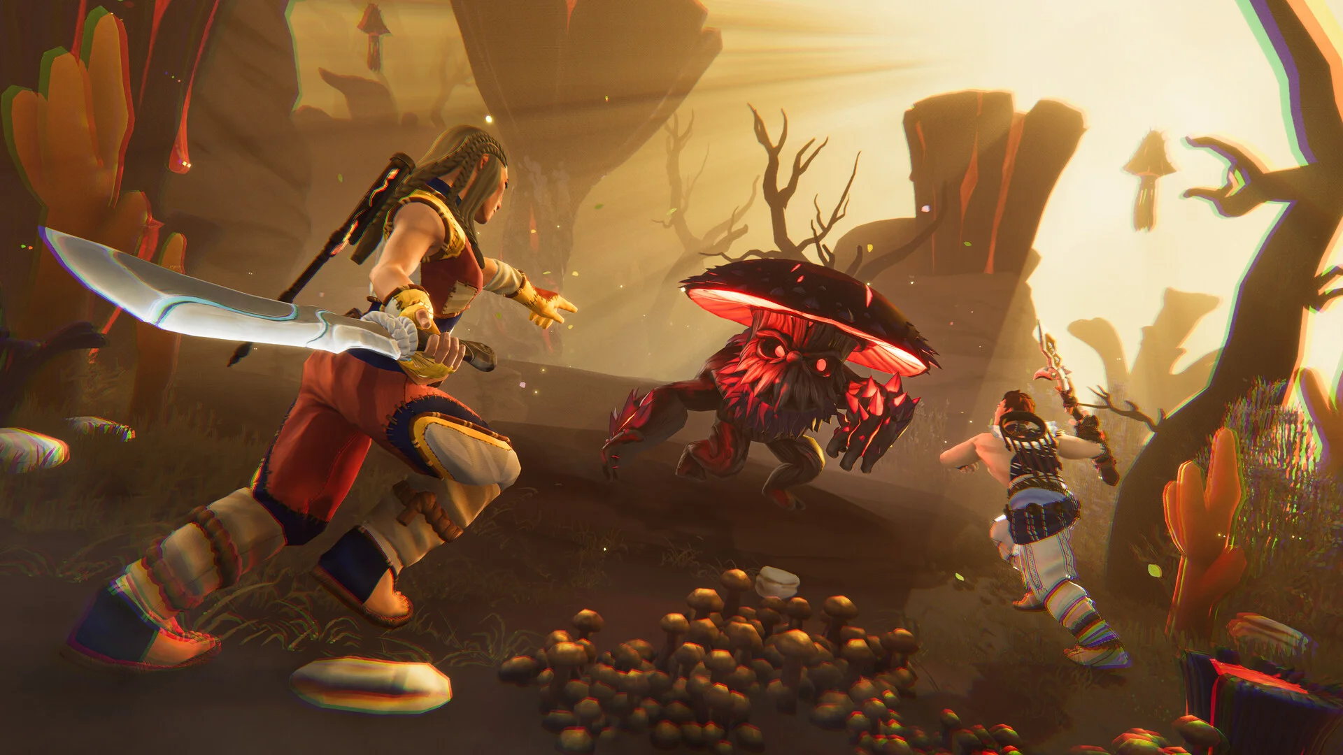 Combat against a corrupted creature in Aloft