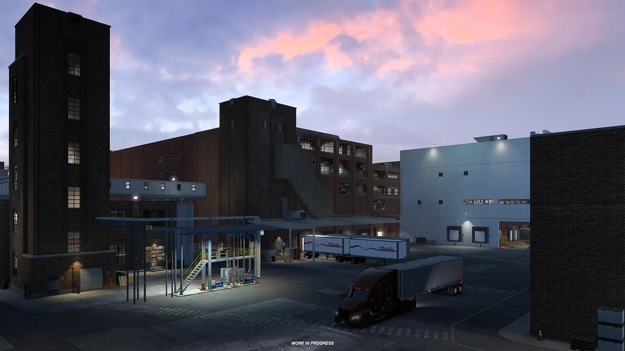 Wide angle of a residential construction development in South Dakota, ATS DLC