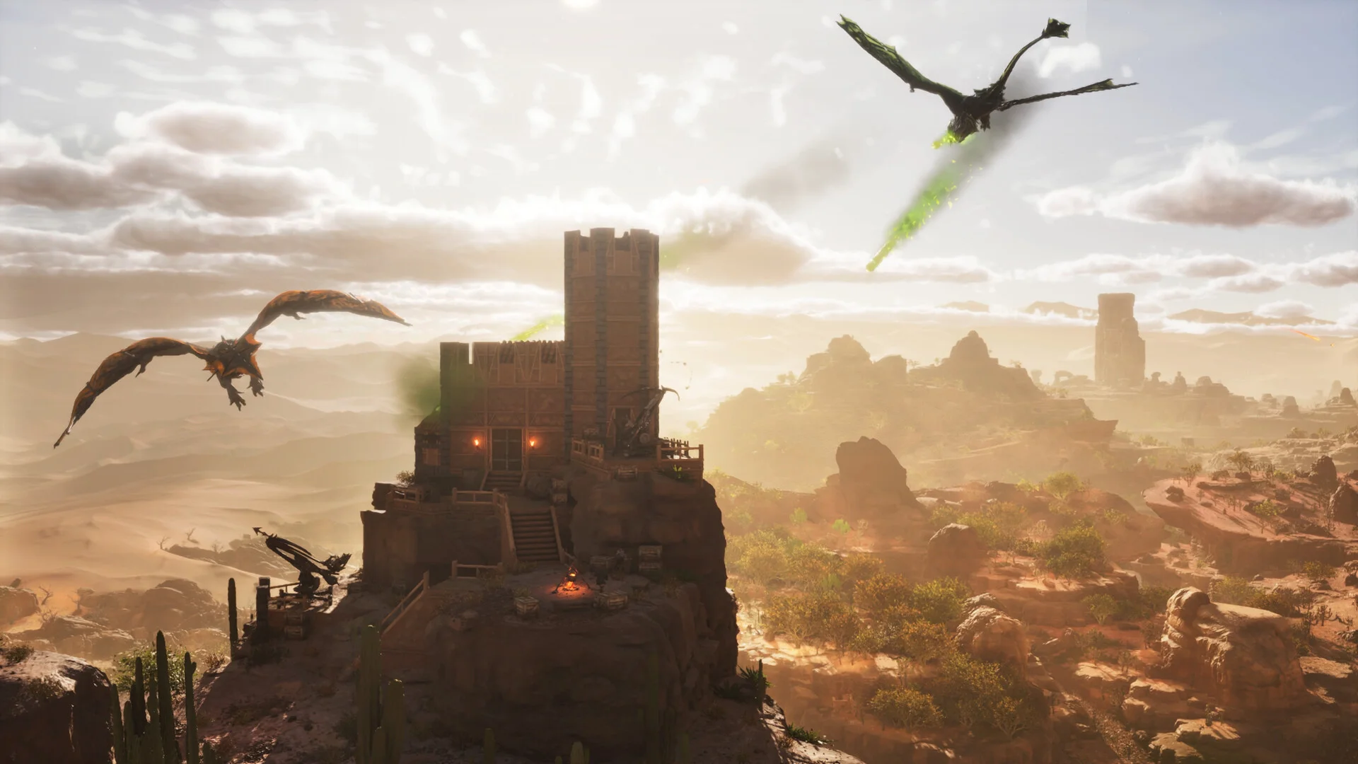 Wysoki starożytny obelisk jako punkt orientacyjny w ARK Survival Ascended