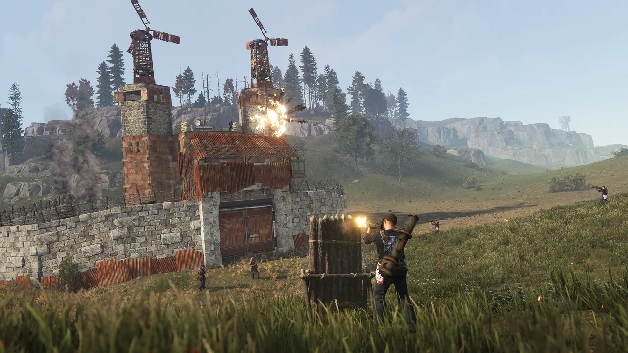 Rust dedicated server PvP and combat scene that mods often touch