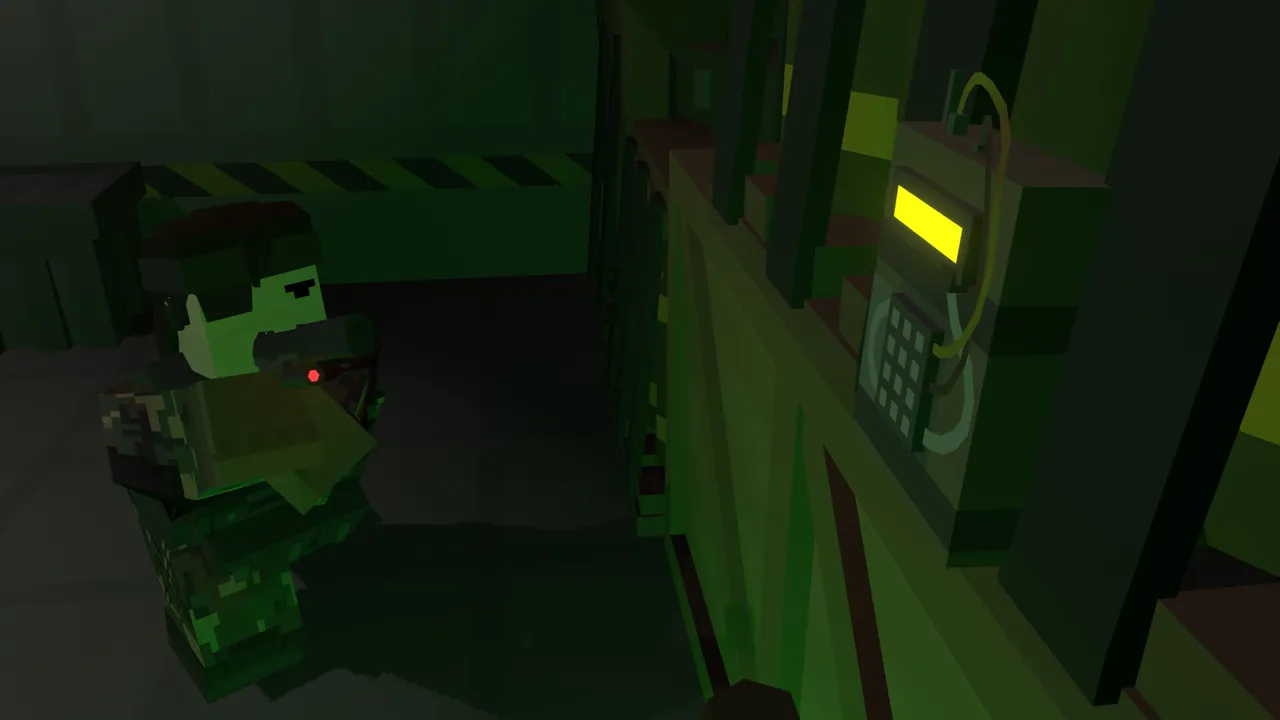 Unturned combat in a military facility