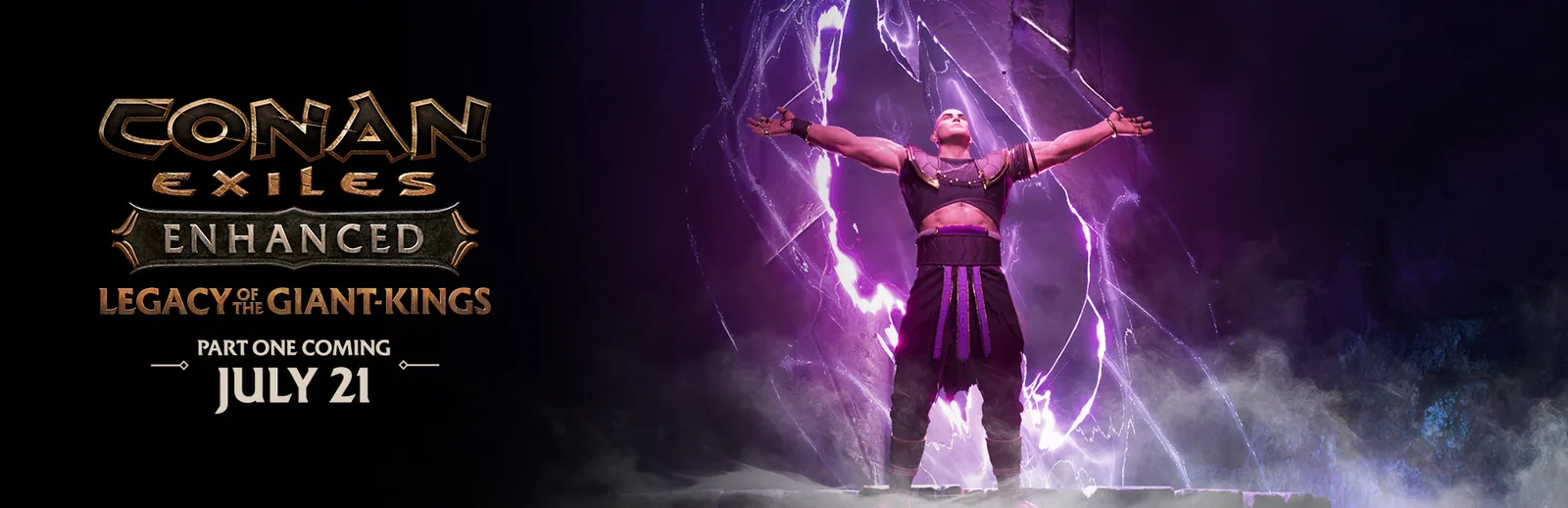 Baner Conan Exiles Enhanced Legacy of the Giant-Kings z Akhametem, premiera 21 lipca