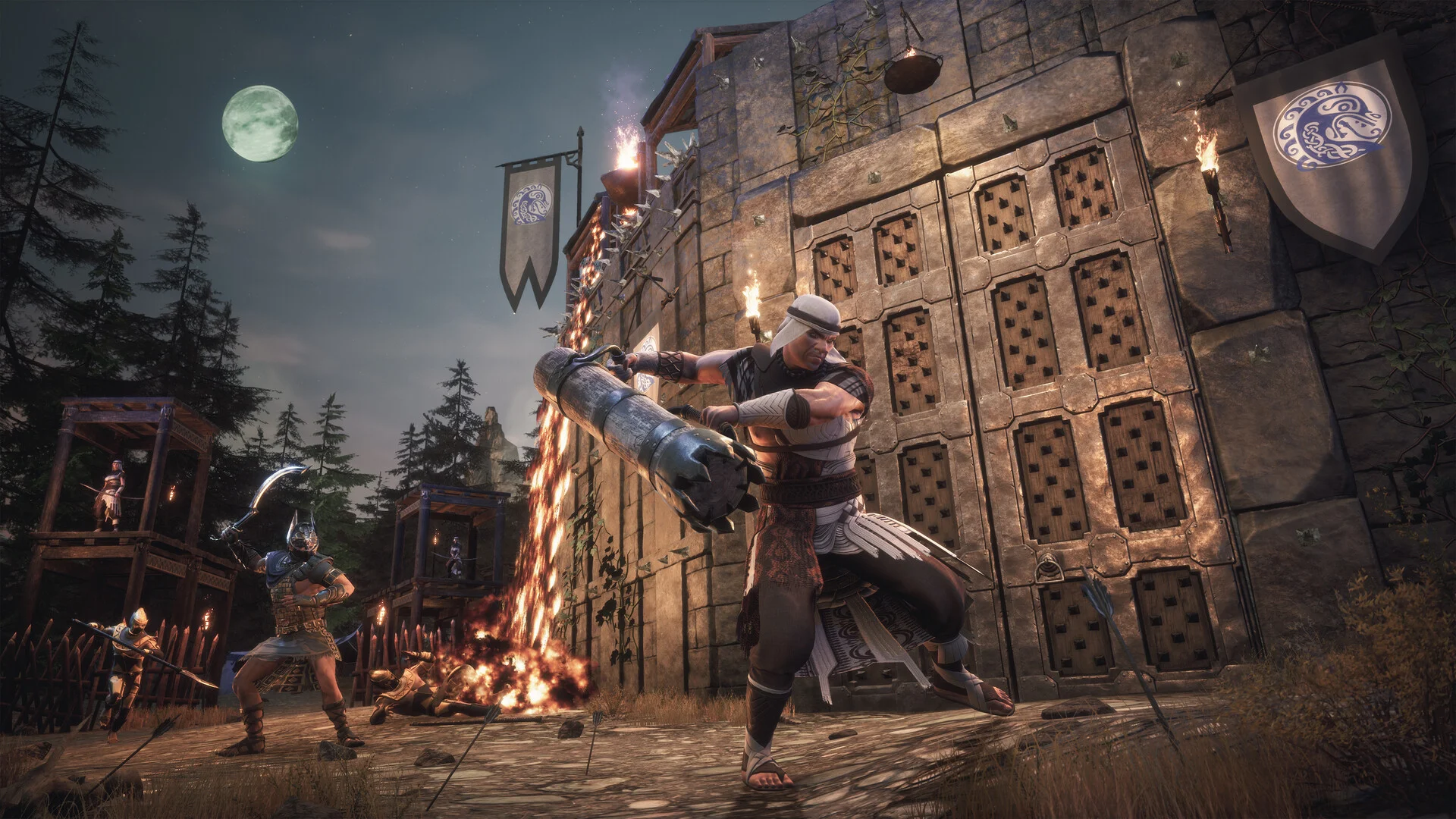 Ośnieżone północne ruiny w Conan Exiles
