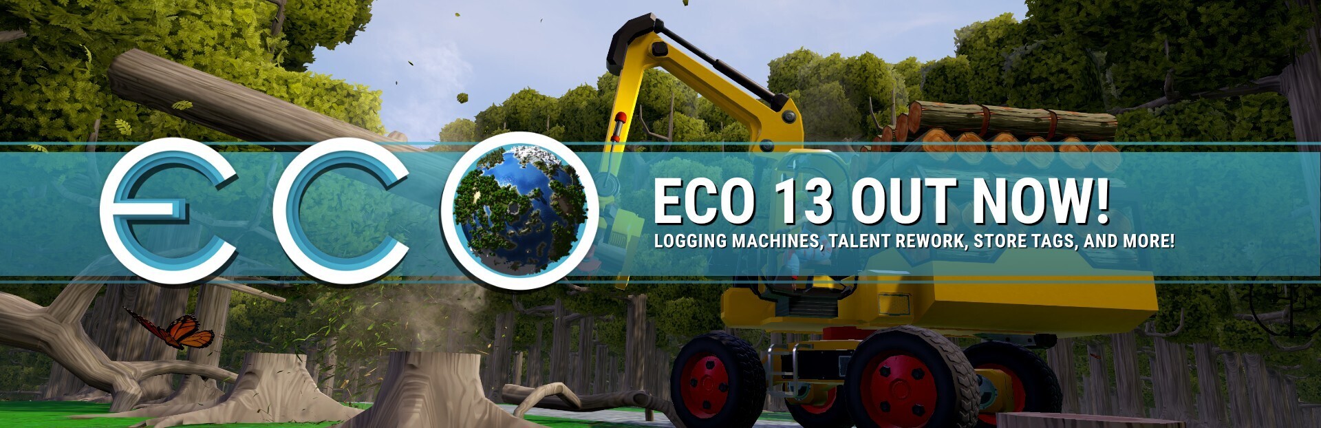Eco Update 13: Loggningsmaskiner och progressions-rework (8 april 2026)