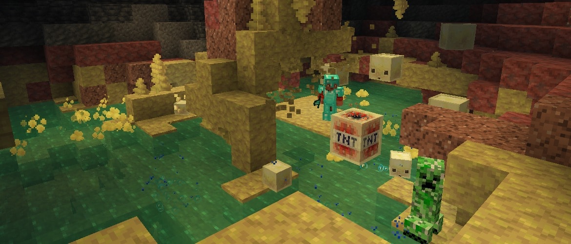 Minecraft 26.2 Snapshot 5: Geysere, eksplosive Sulfur Cubes & Server Protocol 3.0 (april 2026)