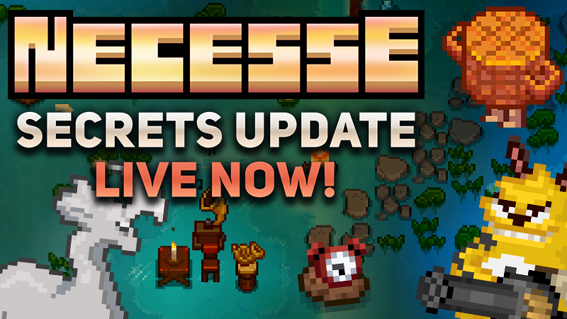 Necesse Secrets Update już gra: crossovery Palworld i Valheim (kwiecień 2026)