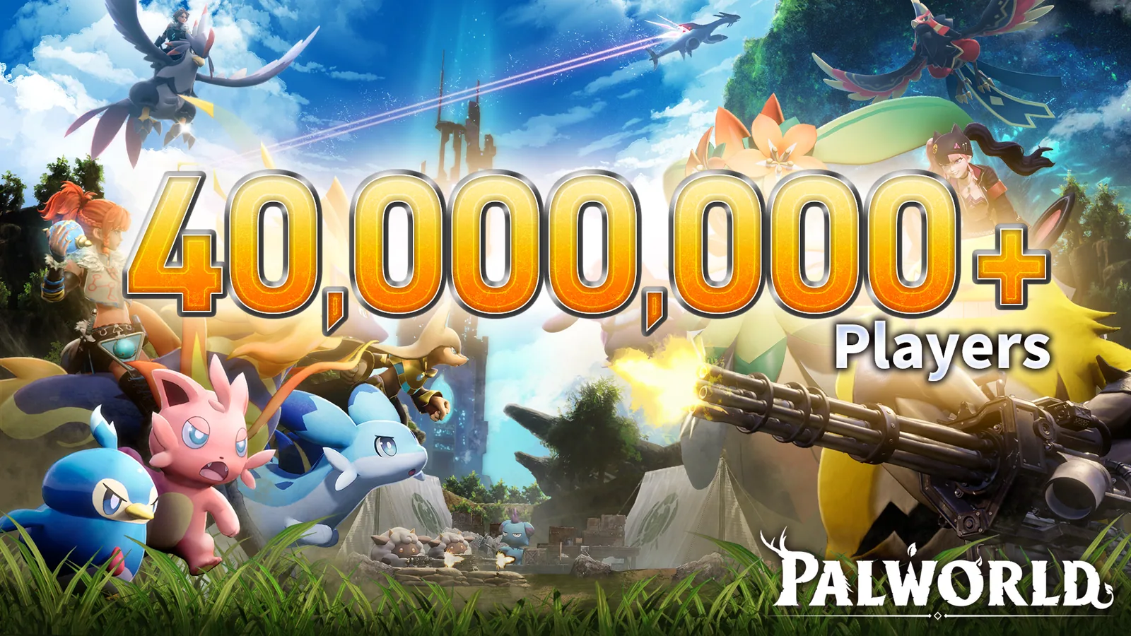 Palworld Hits 40 Million Players Ahead of 1.0 Release July 10, 2026
