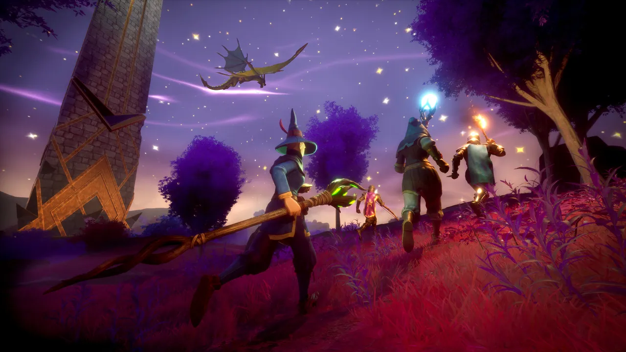 Magiker med stavar i RuneScape: Dragonwilds