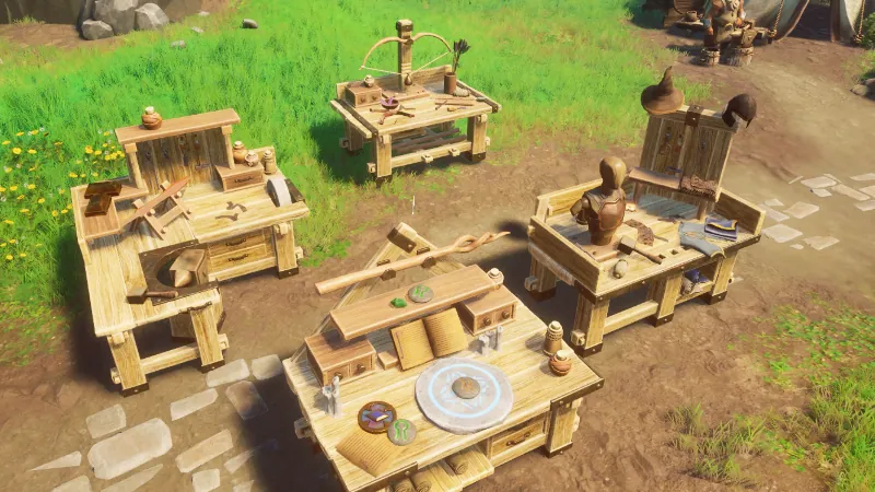 Przebudowane crafting stations w aktualizacji Umbral Sands