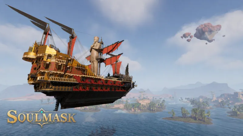 Okładka pierwszego Soulmask June Overhaul Report