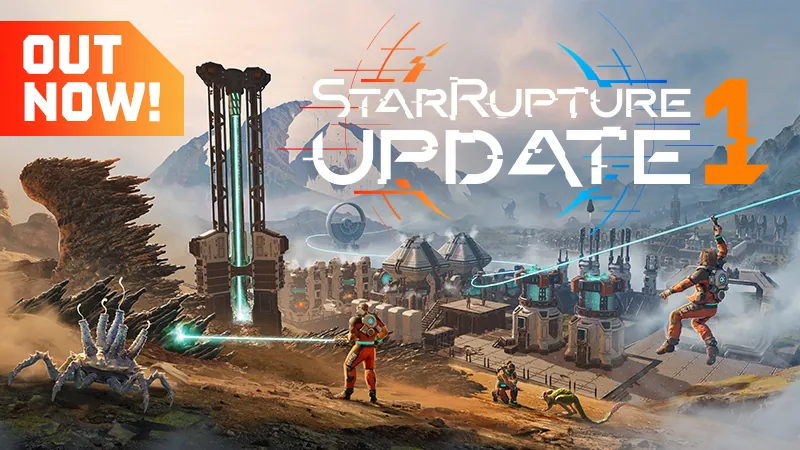 StarRupture Update 1 — nowa fauna, ziplines, rozszerzona mapa