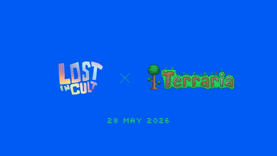 Terraria Design Works-bok, Lost In Cult x Re-Logic, 28 maj 2026