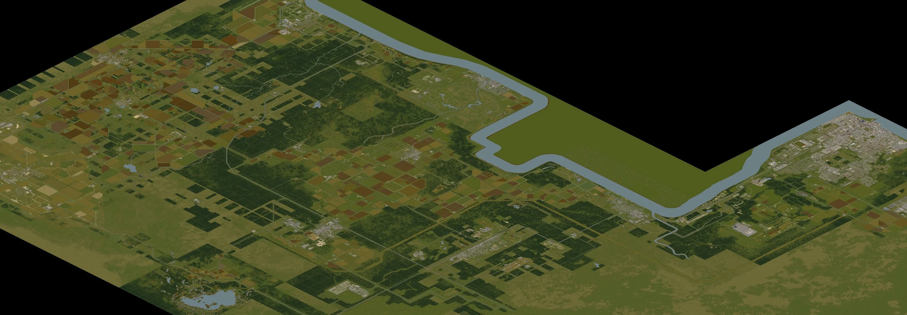 Kort over Knox Country i Project Zomboid