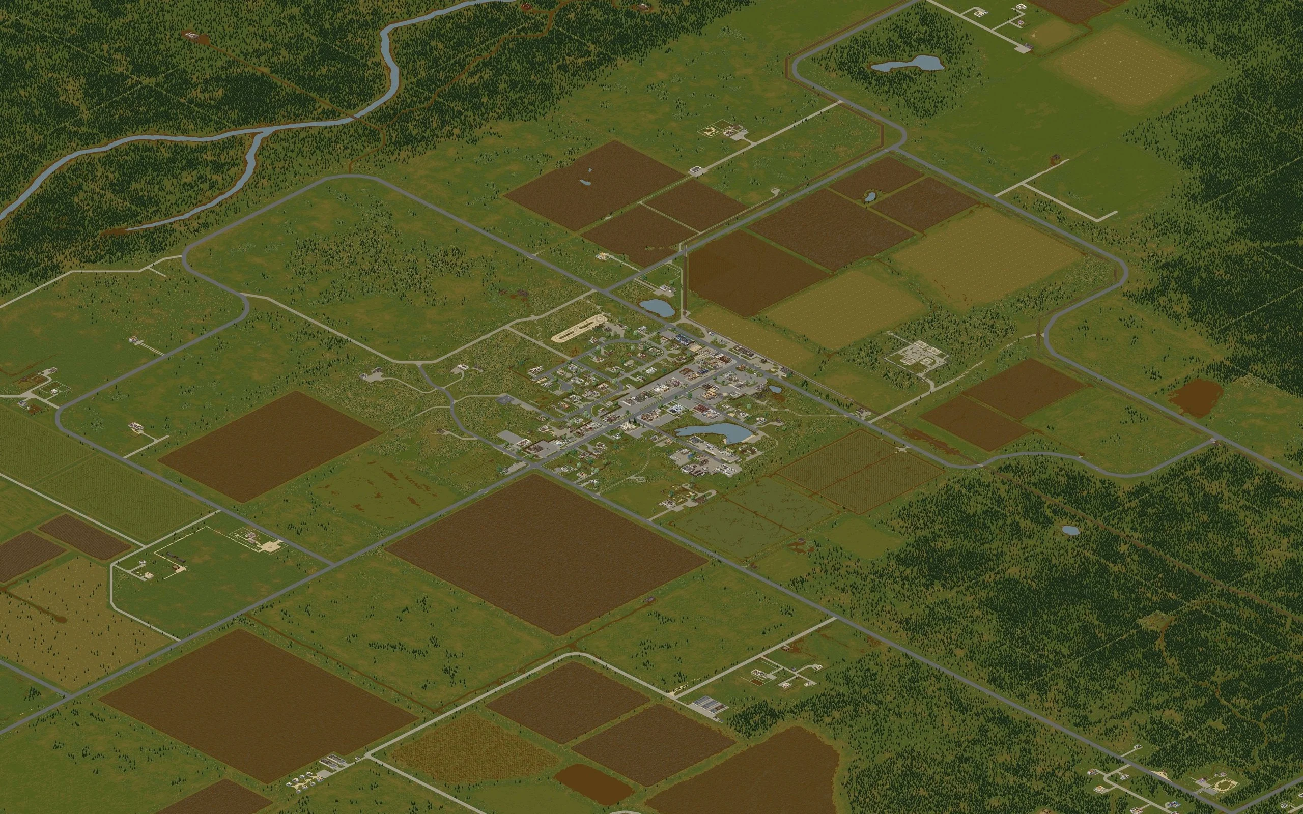 Mapa Fallas Lake w Project Zomboid