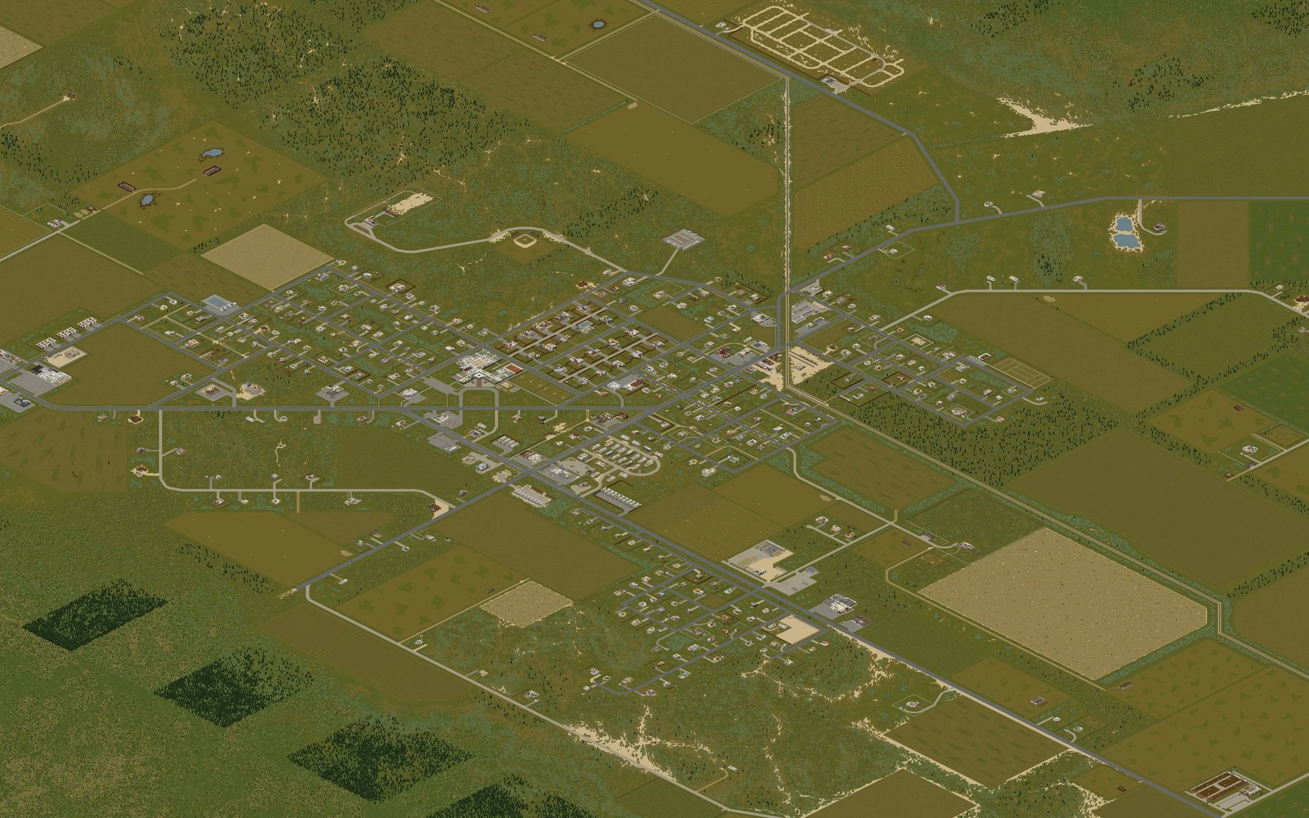 Mapa Irvington w Project Zomboid
