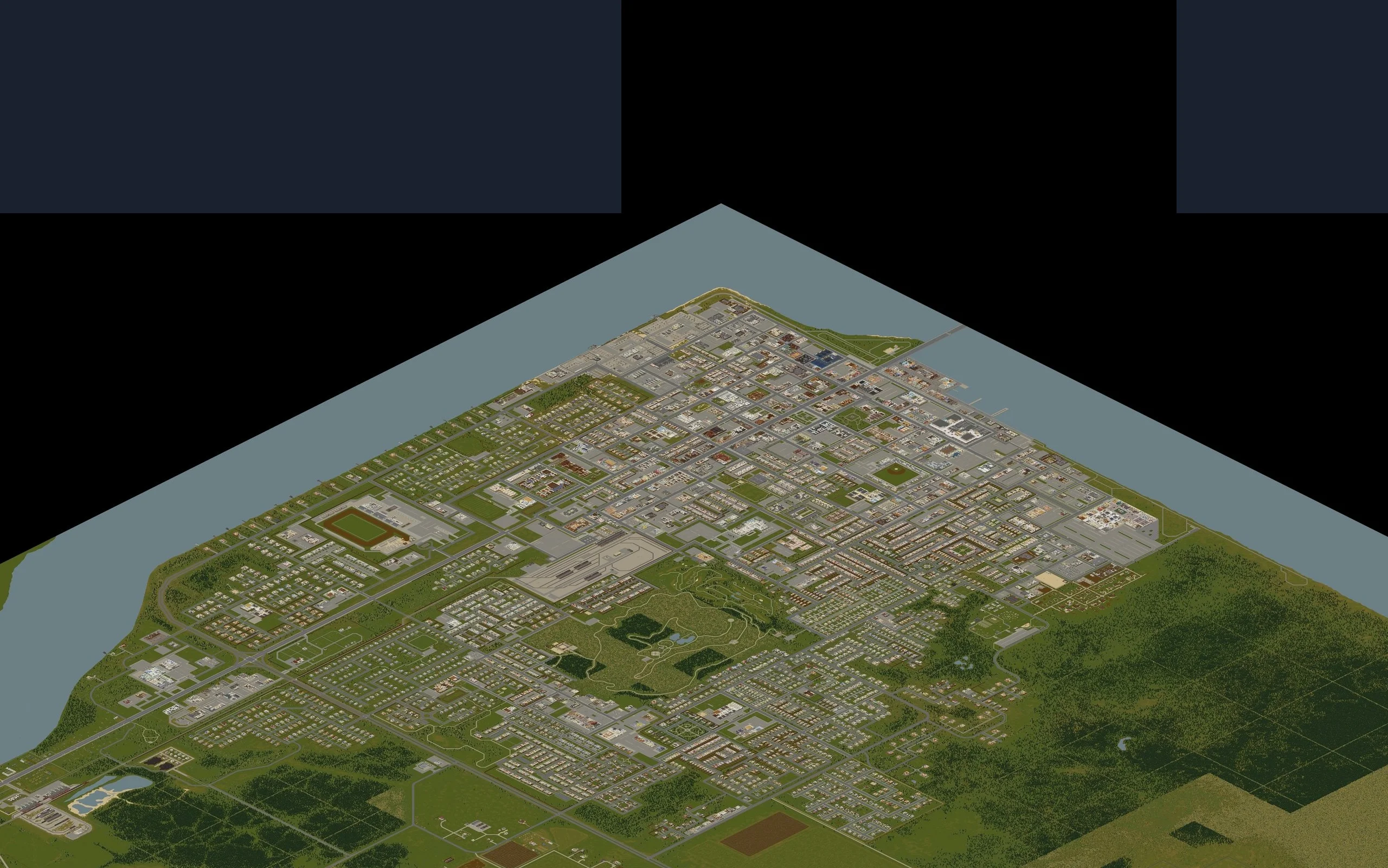 Mapa Louisville w Project Zomboid